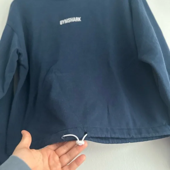 Gymshark Blue Crewneck Sweatshirt Medium - Picture 3 of 6